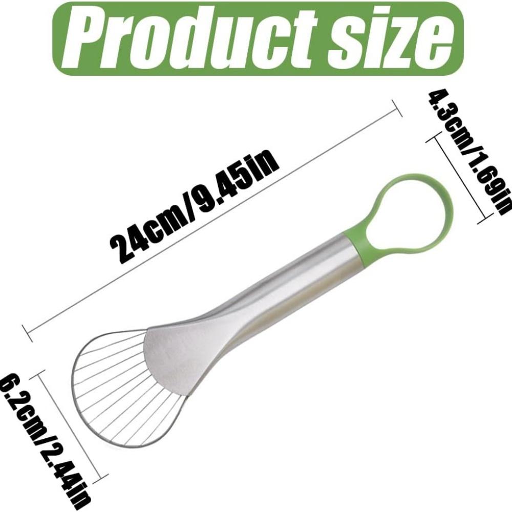 1pc Stainless Steel Avocado Knife Dragon Fruit Slices Gadget Peaches Removing Seeds Cutters For Kitchen and Home