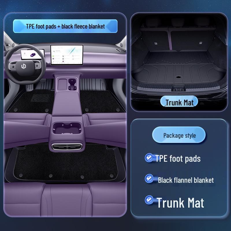 Leapmotor C10 TPE2026 Floor Mats - Complete Set for New Car Interior