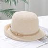 Women Breathable Fishing Cap With Curved Brim And Elegant Bow For Beach Days