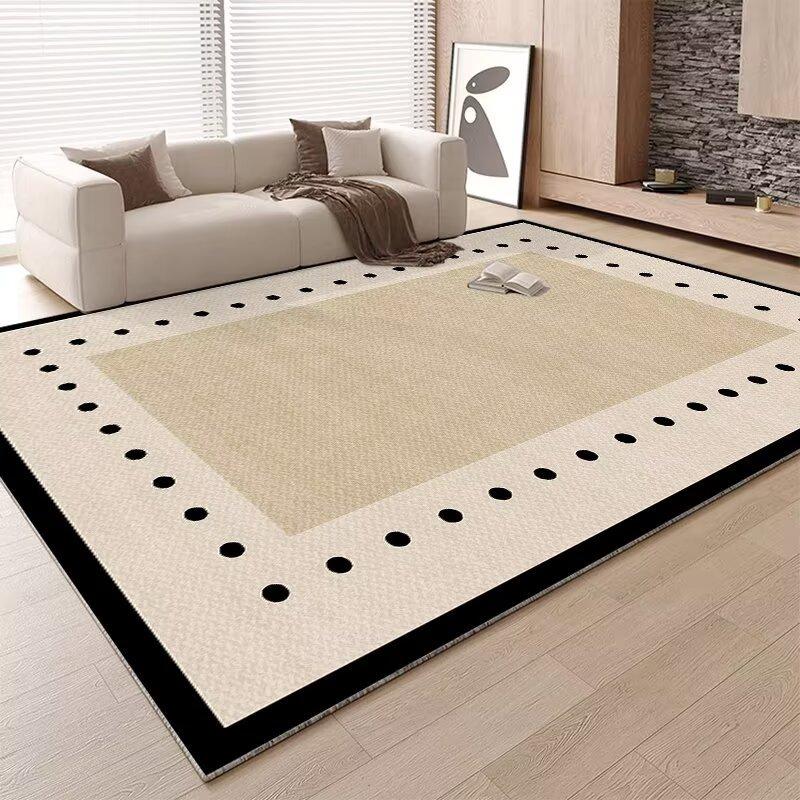 Carpet Living Room French Antique Style Leave-In Washable Environmentally Friendly Waterproof And Anti-Fouling Sand Bedroom Floor Mat Premium Carpet