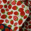 160X100Cm Summer Fruit Twill Cotton Sewing Fabric Strawberry Cherry Flowers Dress Children's Clothing Bag Handmade Diy Cloth