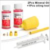 60ml 1/2pcs Bicycle Brake Oil Bleed Kit Repair Tools 8/11set Hydraulic Disc Brakes Multi-Spec ZOOM/Shima Mineral Fluid Injector