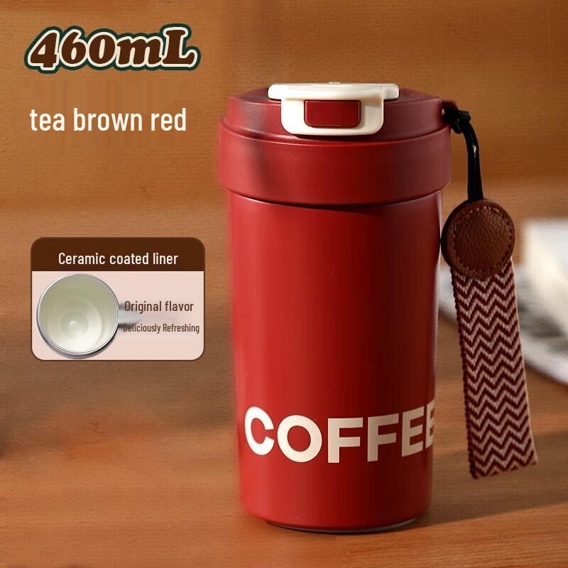 Fuguang Ceramic Lined Stainless Steel Insulated Travel Mug 460ml