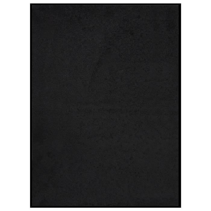 VidaXL Paillasson Noir 60x80 cm
