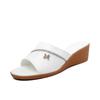 Fashion AIYUQI Women Slippers Large Size 41 42 43 Wedge Mom Summer Slippers 2024 New Casual Women Sandals One Line Slippers Ladies
