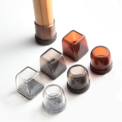 4 Adet Sandalye Bacak Kılıfı Kaymaz Çizilmeye Dayanıklı Tasarım Silikon Masa Bacakları Zemin Koruyucular