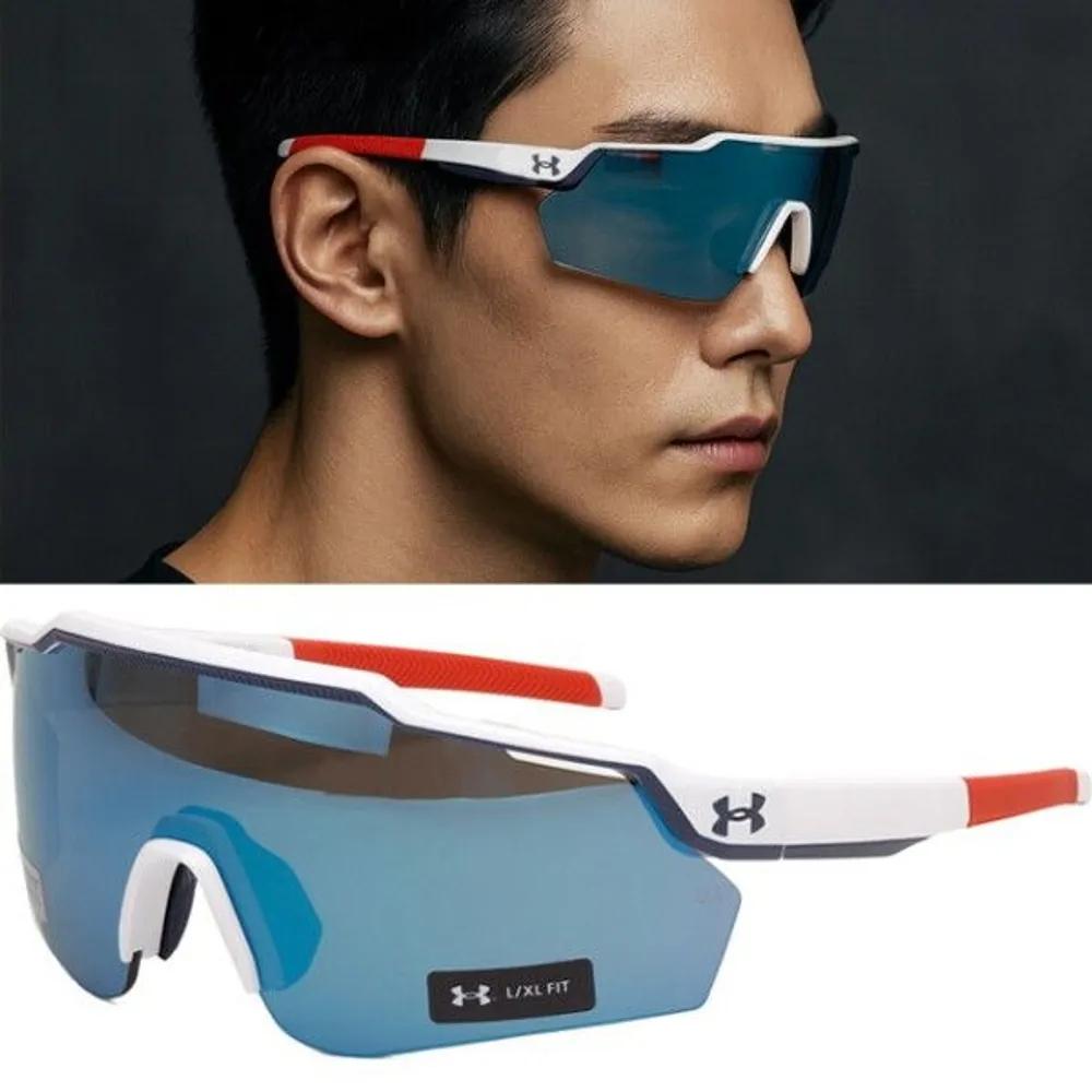 

[Under Armour] Sunglasses UA LEVELUP WWKW1 Blue Mirror Goggles Tennis Baseball Sporty Fashion