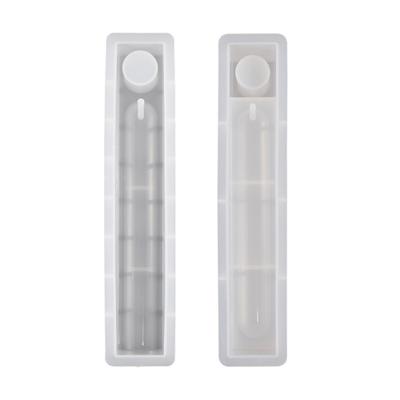 DIY Silicone Incenses Insert Candle Holder Mould Handmade Rectangular Mirror Candlestick Mold for Blessing Ceremony
