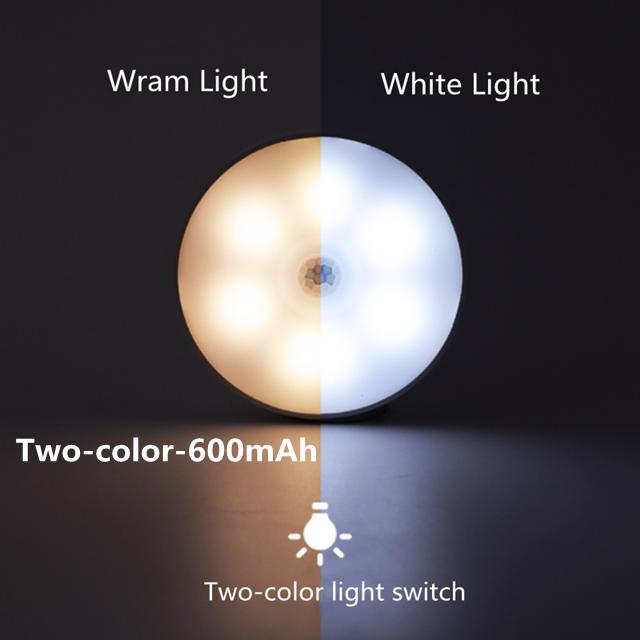 Night LED Lamp With Motion Sensor USB Charging Night Lights Wall Lamps For Cabinet Wardrobe Stairs Eye Protection Lighting