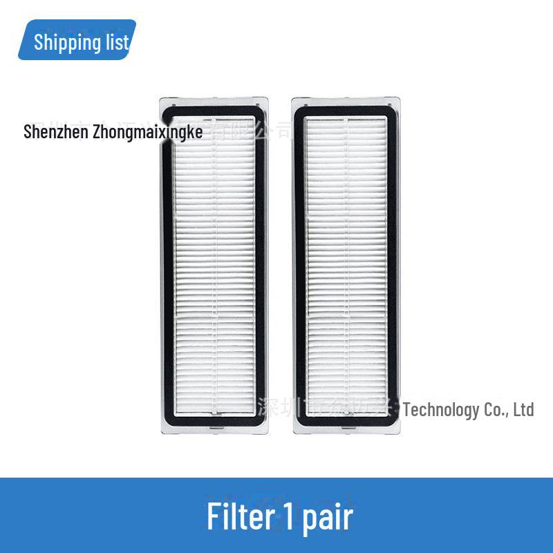Dreame Sweeping Robot Accessories: S10 PLUS/X10/S20 Filter, Cloth, Edge Brush, Dust Bag, Cleaning Liquid