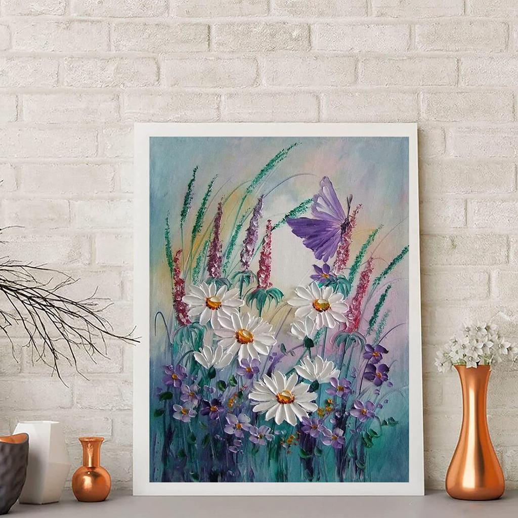 5D DIY Diamond Painting Flower Snowman and Dolphin  Diamond Embroidery Cross Stitch Set Full Rhinestone Mosaic Home Decoration