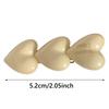 Three Little Hearts Duckbill Clip Peach Heart Girls Hairpins Fashion Hair Clip  for Women Girls