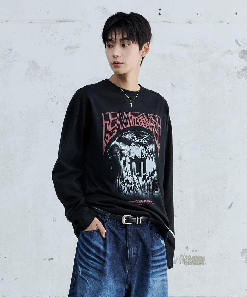 MAISON MINED Sticky Long Sleeve Black