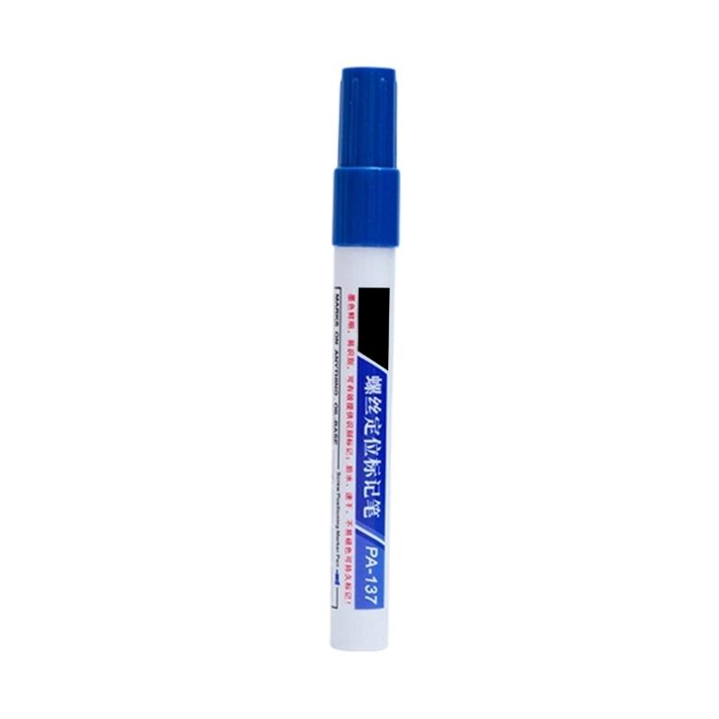 Industrial Screw Marking Pen 3mm Round Tip Portable Screw Marking Paint Marker Pen For Positioning On Metal Plastic