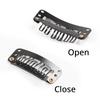 32mm U Shape Hair Extension Tools Stainless Steel Snap Clips for Wigs Accessory Professional Salon Quality DIY