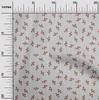 oneOone Cotton Poplin Brown Fabric Floral Sewing Craft Projects Fabric Prints By Yard 42 Inch