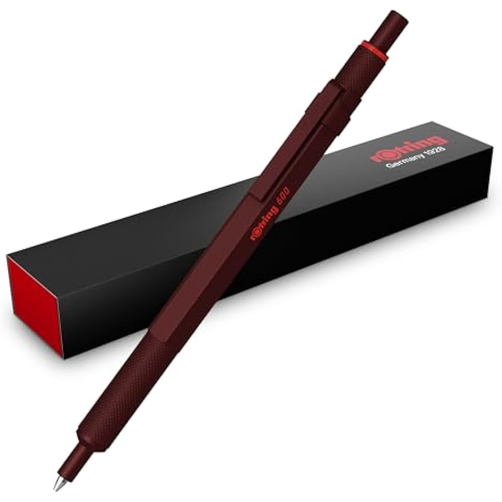 RotRing Rotling Ballpoint Pen, 600 Chocolate Truffles, Medium, Oil-based, in Case 2204407