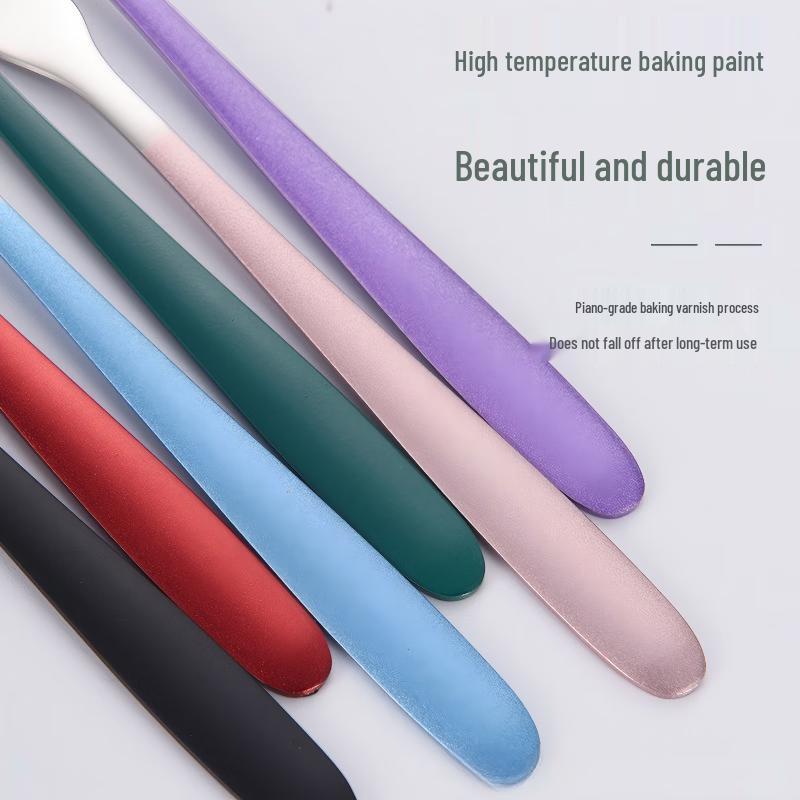 Colorful 304 Stainless Steel Fruit & Dessert Forks