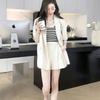 2026 Summer Style: Elegant Short-Sleeve Suit Jacket & High-Waisted Shorts Set for Petite Women