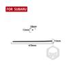 Real Carbon Fiber Car Accessories Glove Storage Strip Trim Cover Soft Sticker For Subaru Impreza 2017- Crosstrek 2018-