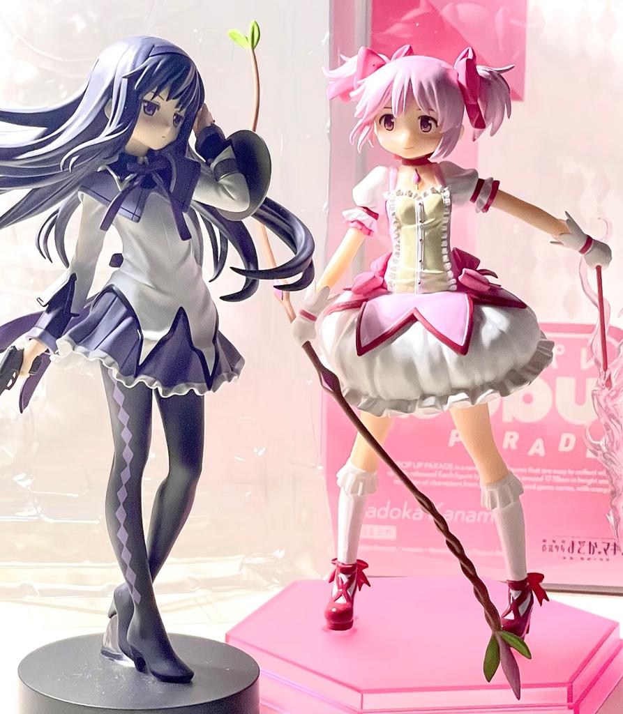 Anime Puella Magi Madoka Magica 17.5cm Kaname Madoka Cartoon Figure PVC Model Desktop Ornaments Children's Toys Holiday Gifts
