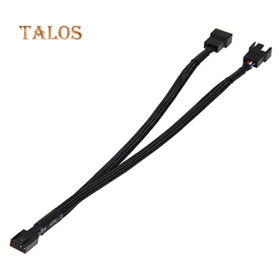 

4 шт. 4-контактный ШИМ-двойной ШИМ-кабель для питания вентилятора корпуса компьютера, Y-образный разветвитель, адаптер, компьютерные гаджеты