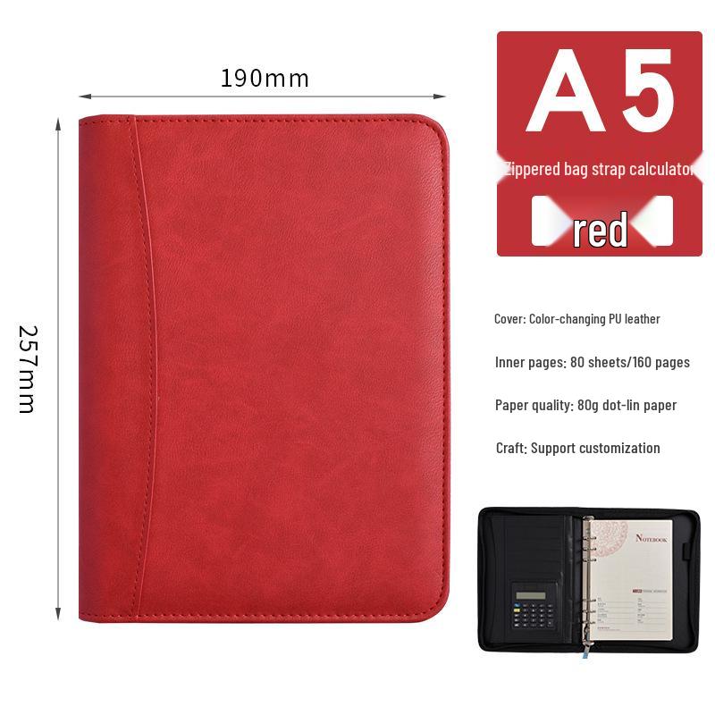 

А5 B5 Бизнес Папка-органайзер на молнии и папка для документов