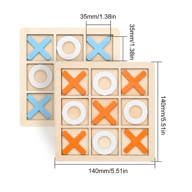 OX Chess Interaction Leisure Board Game Funny Developing Intelligent Parent-Child Toy Family Table Game
