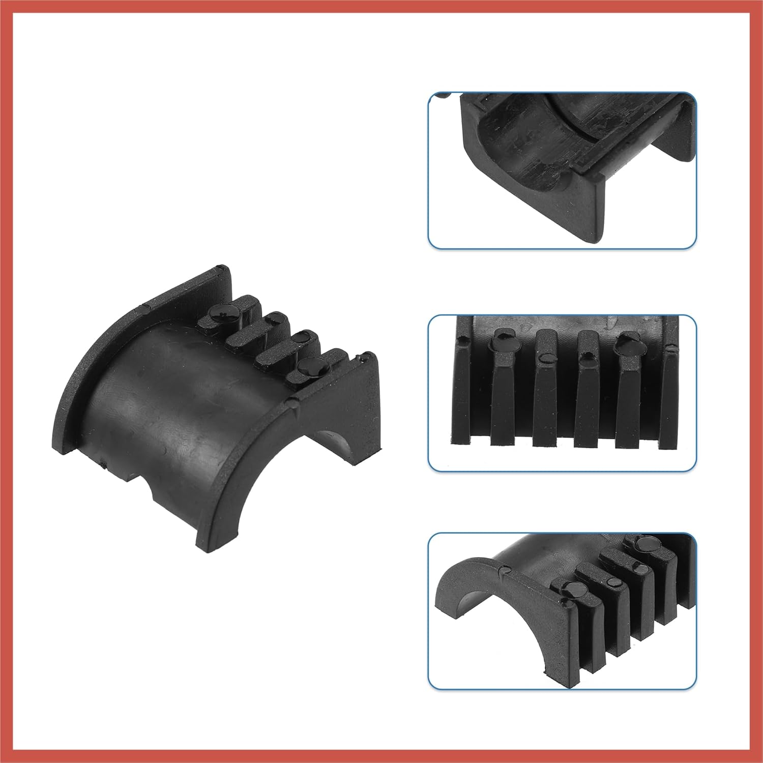 

ACROPIX 4pcs Rear Stabilizer Sway Bar Bushing 5432785 for Polaris for Ranger 800 4X4 EFI 2010-2011 for Polaris for Ranger 800 6X6 EFI 2010-2012 Car