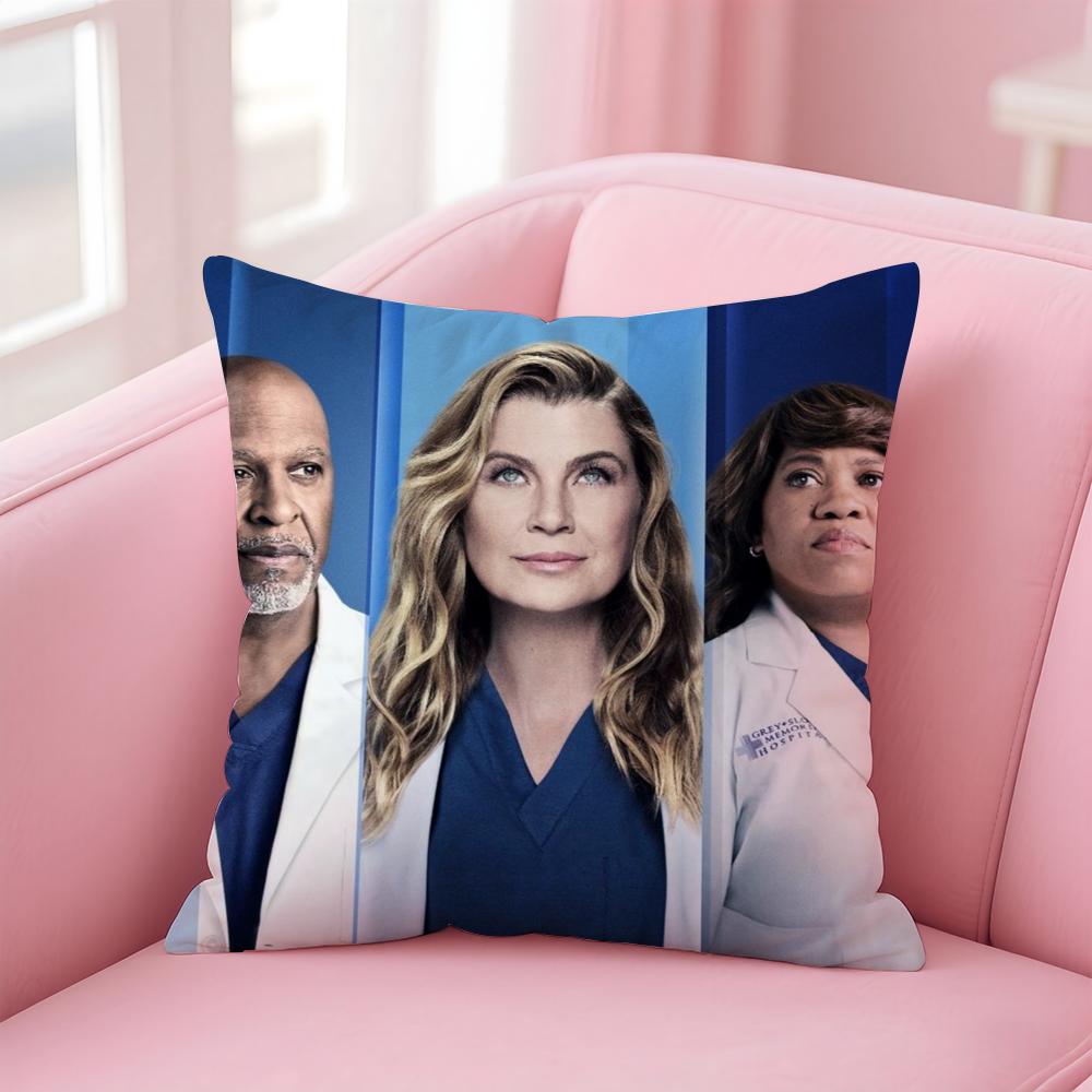 G-Greys Anatomy Kissenbezug für Zuhause & Auto, Vielseitig einsetzbar - Wendbar, Weich & Langlebig für den täglichen Gebrauch