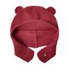 Bear Ear Knitted Hat Winter Cold Cap Windproof Warm Hat Lovely Birthday Gift Animal Earflap Hat for Outdoor Hiking Women Girls
