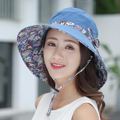 Women's Summer UV Protection Foldable Beach Hat