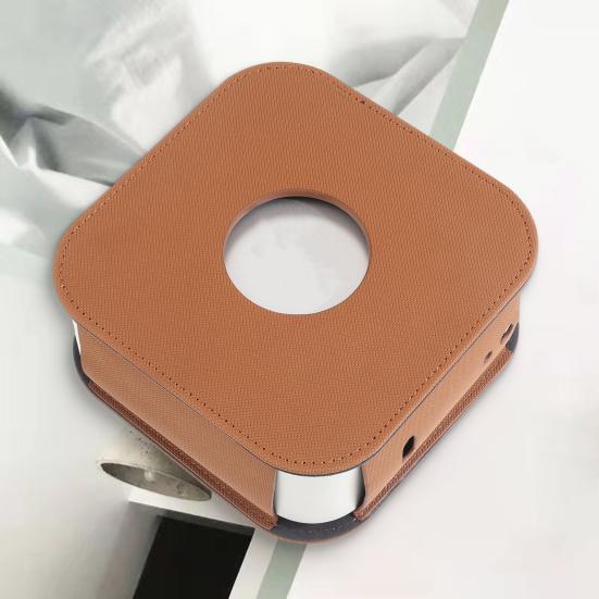 Yousheng Mini 4 Protective Cover Faux Leather Mini 4 Case Desktop Computer Host Protective Sleeve Dustproof Cover Shell Protector for Mac Mini4