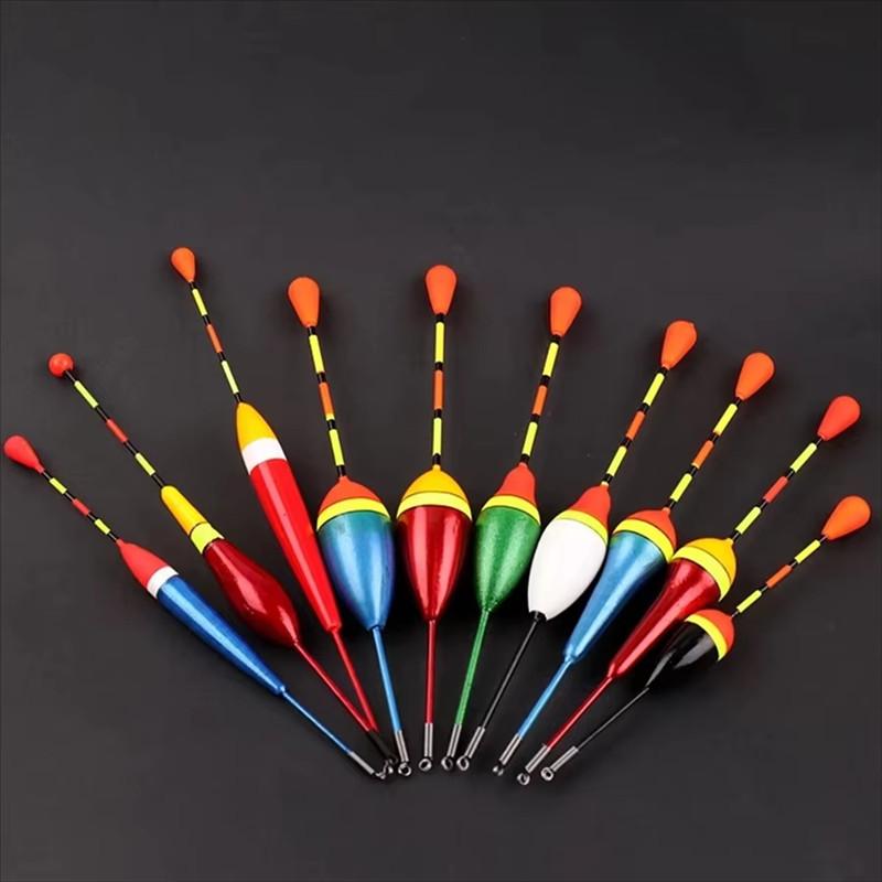 

10Pcs/Lot Promotion Fishing Floats Set Mix Size Color Foam Float Buoy Bobber for Fishing Accessories Fishing Gear Fishing Tackle 10pcs