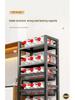Floor-Standing Kitchen Storage Rack: Multi-Layer Vegetable, Snack & Sundries Organizer