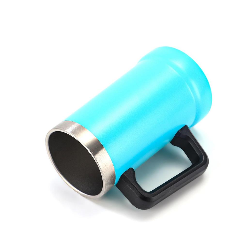 304 Stainless Steel Vacuum Insulated Coffee Tumbler with Handle - Portable Customizable Brazilian Beer Cup