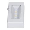 LED Display Base Multi Mode Lighting Silver Rectangular LED Light Display Base with USB Cable for