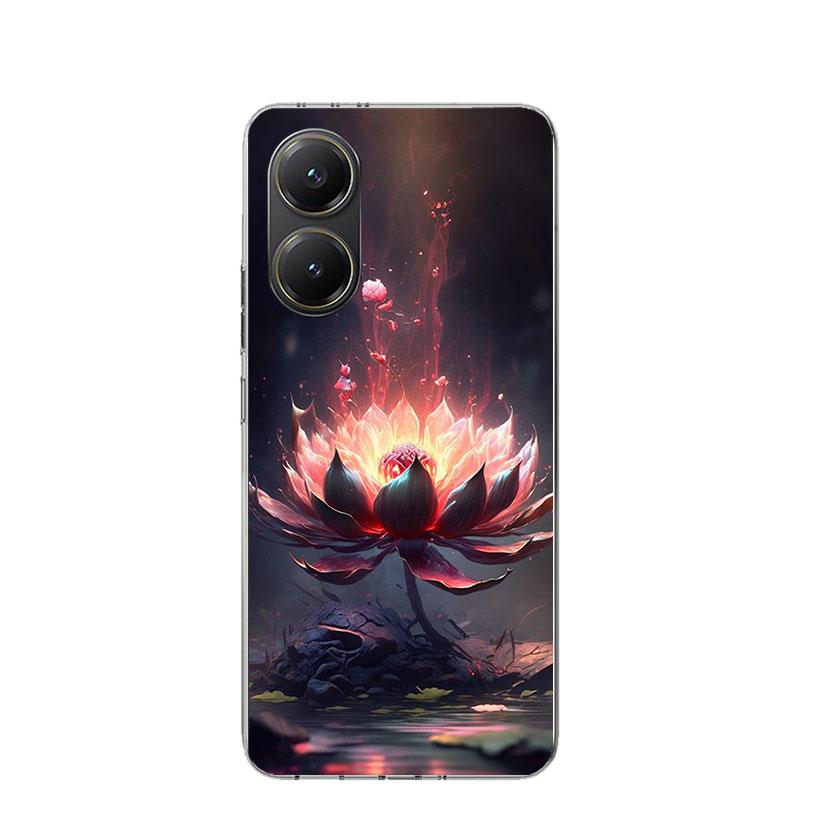 Buddhistischer Feuerlotus Handyhülle Für Xiaomi Poco X3 X5 X6 X7 X4 Nfc F7 Ultra F6 F5 Pro F4 Gt F3 M6 M5S M4 M3 Kunst Hülle Coque Poco