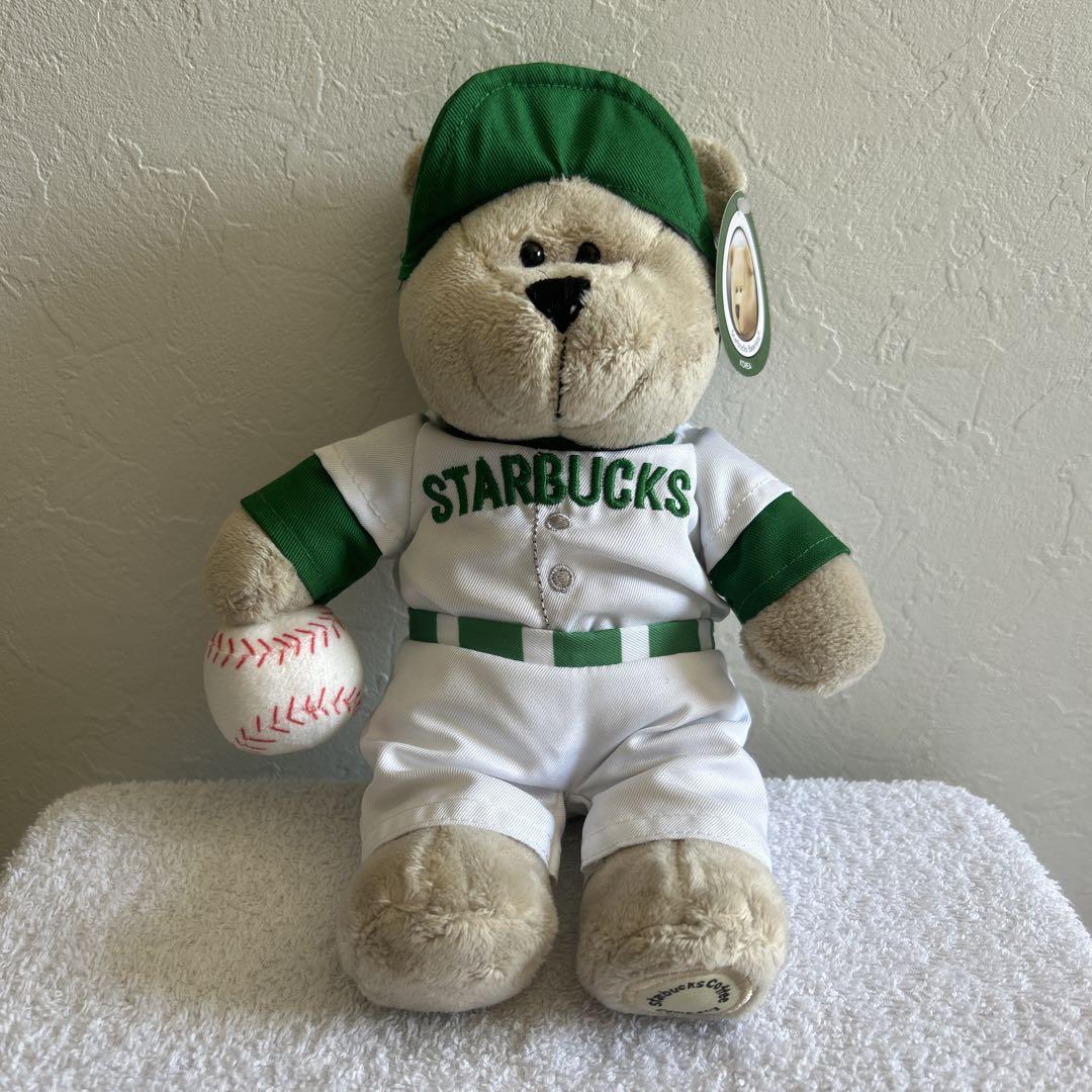 

[USED] Korea Exclusive Starbucks Bearista Baseball Starbucks Plush Bear