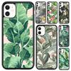 Green Monstera Leaf Phone Case For iPhone 17 Air 16 Pro Max 15 14 Plus 12 13 Shell Cover Coque