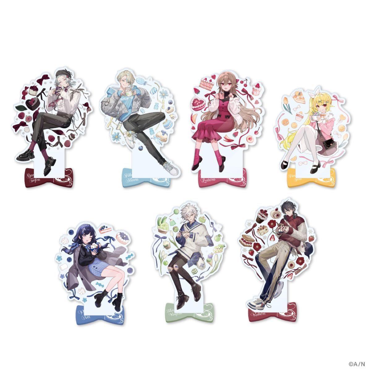 Used Nijisanji [Sweet Floaties] Acrylic stand Genzuki Toshiro
