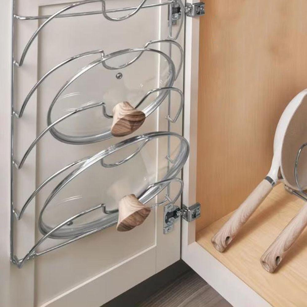 Iron Cutting Board Storage Shelf Multi-Layer Cutting Board Holder  Kitchen Accessories