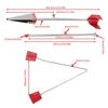 Stainless Steel Wind Direction Indicator Reflective Design Weather Vane for Night Navigation Safety on Boats