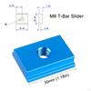 2 Pieces Sliding Nut Screw for Woodworking Fixturing Metalworking Slot Fastener