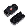 Surf turtle Flame Retardant Gear Switch 2 Pcs 125V 3A Inline Cord Switch,Black On/Off Thumbwheel Actuator Switches Replacement for 18/2 SPT-2 Lamp