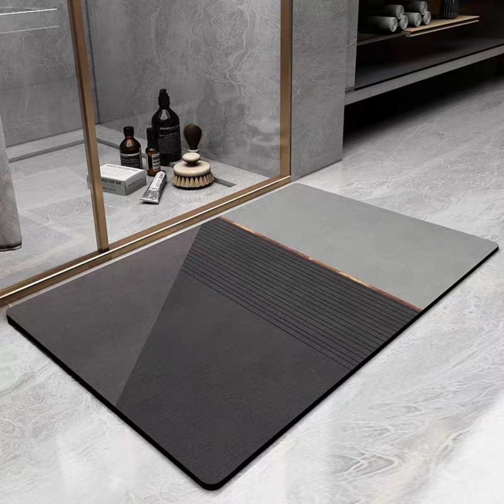 Soft Diatom Mud Toilet Floor Mat Quick Drying Absorbent Bathroom Non-slip Mat Toilet Toilet Floor Mat