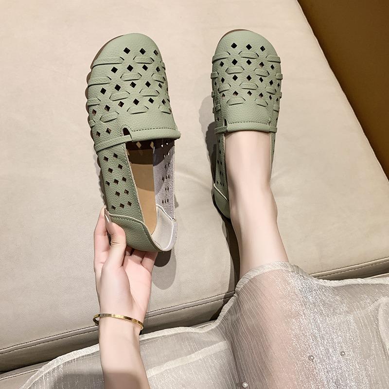 Fashion 2025 Summer New Soft Sole Single Shoes Casual Flat Sandals for Women