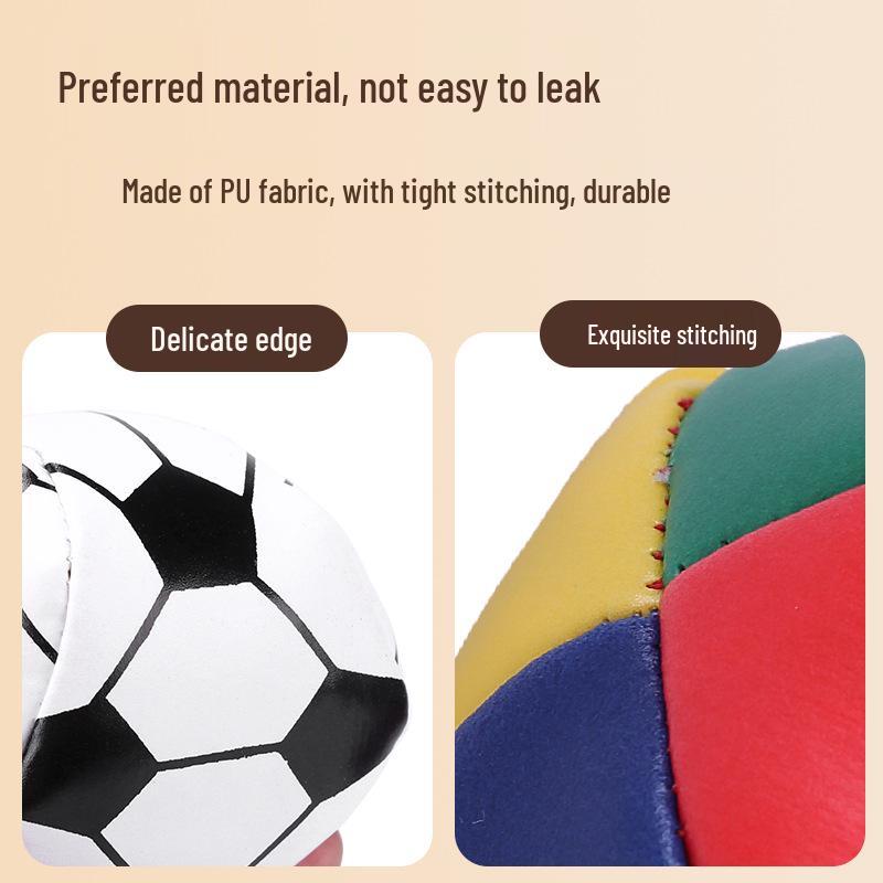 Children's Round Leather Beanbag for Play and Games