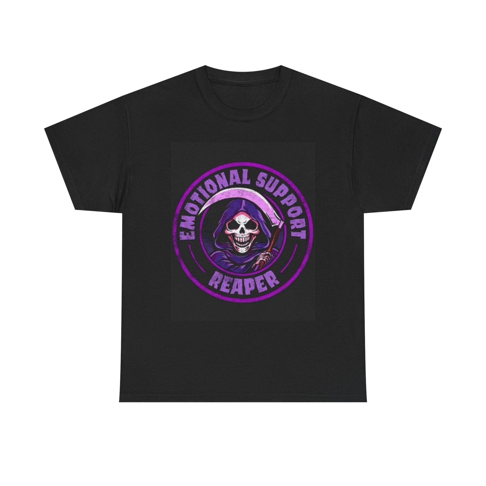 Men s and Women s T-shirts Emotional Support Reaper XXL