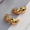 Female Circle Water Droplet Retro Niche Earrings